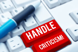 Take Criticism Constructively Instead Of Personally
